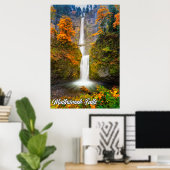 Multnomah-Herfsten, Columbia River Gorge, Oregon Poster (Thuiskantoor)