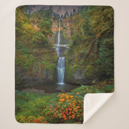 Multnomah Herfsten | Columbia River Gorge, Oregon Sherpa Deken (Voorkant)