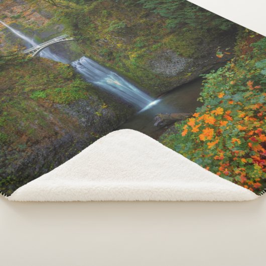 Multnomah Herfsten | Columbia River Gorge, Oregon Sherpa Deken (3/4)
