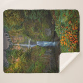 Multnomah Herfsten | Columbia River Gorge, Oregon Sherpa Deken (Voorkant (horizontaal))