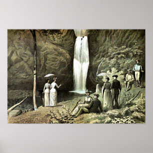 Multnomah Herfsten Corbett Oregon Edwardian Wall A Poster