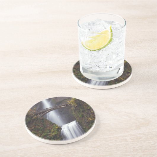 Multnomah-Herfsten in de late herfst Zandsteen Onderzetter (Zijkant)