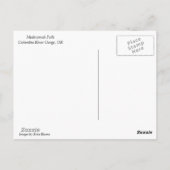 Multnomah-Herfsten, OF Briefkaart (Achterkant)