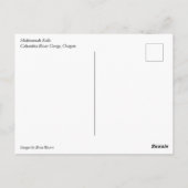 Multnomah-Herfsten, Oregon Briefkaart (Achterkant)