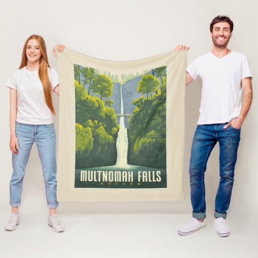 Multnomah-Herfsten | Oregon Fleece Deken (In situ)
