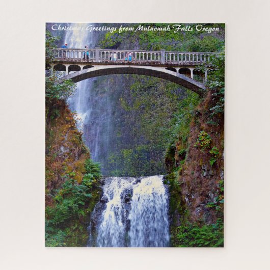 Multnomah Herfsten Oregon. kerstcadeautjes Legpuzzel (Verticaal)