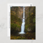 Multnomah Herfsten · Oregon Post Kaart (Voorkant / Achterkant)