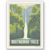 Multnomah-Herfsten | Oregon Sticker (Voorkant)