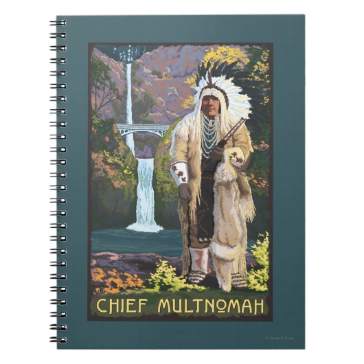 Multnomah-Herfsten, OregonChief Multnomah Notitieboek (Voorkant)