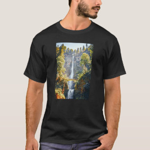 Multnomah Herfsten-Portland Oregon-Travel T-shirt