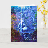 Multnomah tombe des cartes de voeux de pont (Fleur jaune)