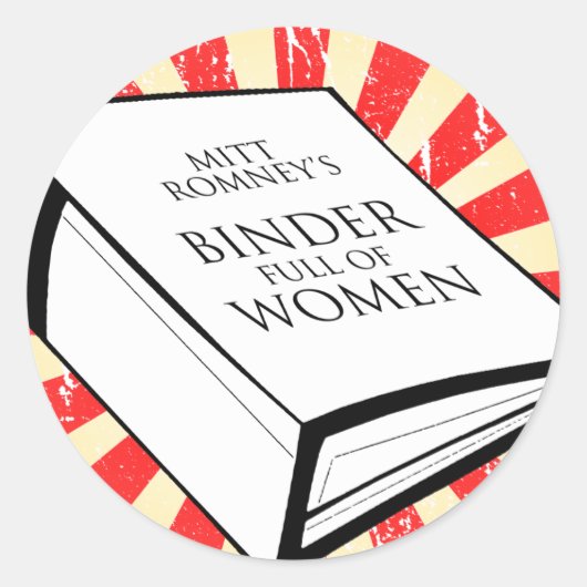 MULTOMAP VOL VROUWEN RONDE STICKER (Voorkant)
