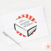 MULTOMAP VOL VROUWEN RONDE STICKER (Envelop)