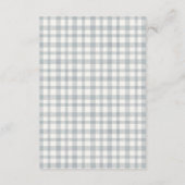 Mum and Baby Tiger Foliage Books For Baby Shower Informatiekaartje (Achterkant)