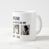 Mum Best-Tea Moederdag Fotocollage Extra Grote Beker (Voorkant rechts)