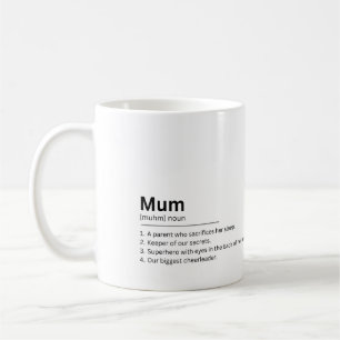 Mum Definition Uw Fotogeschenk voor Moederdag Koffiemok