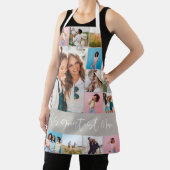 Mum fotocollage moderne typografie eenvoudig beige schort (Insitu)