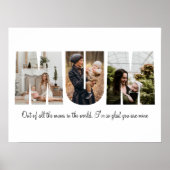 Mum Photo Collage Poster (Voorkant)
