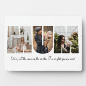 Mum Photo Collage voor Moederdag Fotoplaat (voorkant)