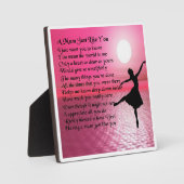 Mum Poem Plaque - Ballerina Design Fotoplaat (Voorkant)
