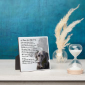 Mum Poem Plaque - Black Labrador Design Fotoplaat (Insitu)