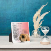 Mum Poem Plaque - Pekingese Dog Design Fotoplaat (Insitu)