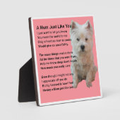Mum Poem Plaque - West Highland Terrier Design Fotoplaat (Voorkant)