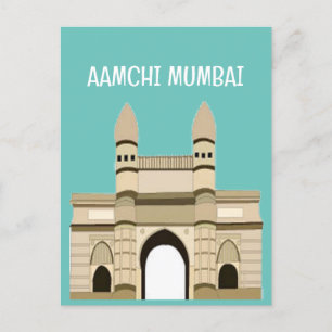 Mumbai Gateway of India Reizen Briefkaart