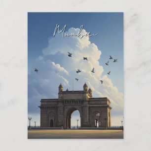 Mumbai Gateway of India Souvenir Briefkaart