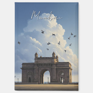 Mumbai Gateway of India Souvenir Magneet