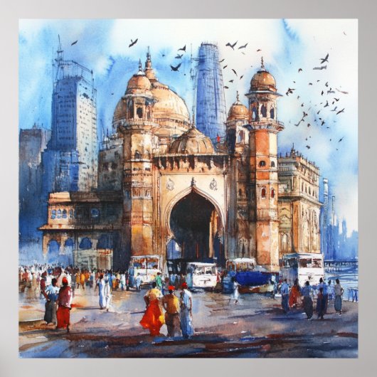 Mumbai in India Poster (Voorkant)