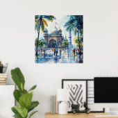 Mumbai in India Poster (Thuiskantoor)