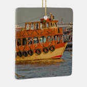 Mumbai India - Aangepast kerstkerstfeest Keramisch Ornament (Rechts)