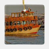 Mumbai India - Aangepast kerstkerstfeest Keramisch Ornament (Voorkant)