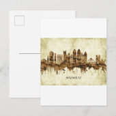 Mumbai India Cityscape Uitnodiging Briefkaart (Voorkant / Achterkant)