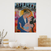 Mumbai-poster schilders poster (Keuken)