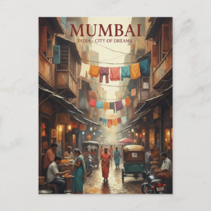 Mumbai Reis Souvenir Briefkaart