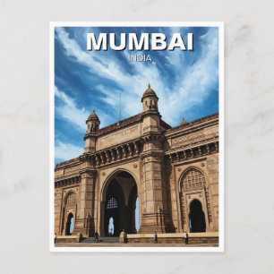 Mumbai Reis Souvenir Briefkaart