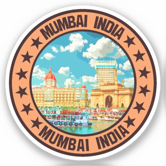 Mumbai Sticker (Voorkant)