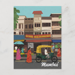 Mumbai Travel Souvenir Briefkaart