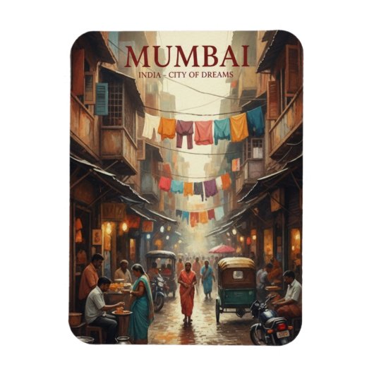 Mumbai Travel Souvenir Magneet (Verticaal)
