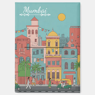 Mumbai Travel Souvenir Magneet