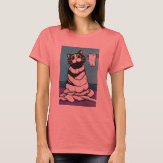 Mummified - Cute Cat Damt T-Shirt