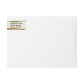 Mummified Halloween in Oranje Party Invitation (Voorkant)