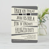 Mummified Halloween Party Invitation Kaart (Staand voorkant)