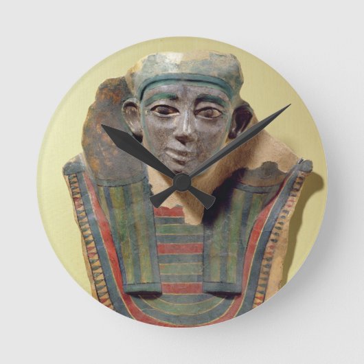 Mummmasker, van Mirgissa (met schilfercode en schi Ronde Klok (Voorkant)