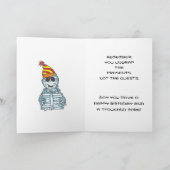 Mummy B-Day Card BIRTHDAY GREETINGS OF ANCIENT ONE Kaart (Binnen)