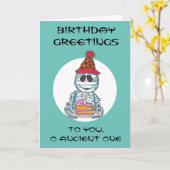 Mummy B-Day Card BIRTHDAY GREETINGS OF ANCIENT ONE Kaart (Gele Bloem)