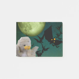 Mummy, Bat & Moon Halloween Post-it® Notes
