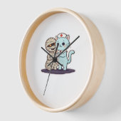 Mummy Boo-Boo Nurse Cat to the Rescue! Klassieke T (Hoek)